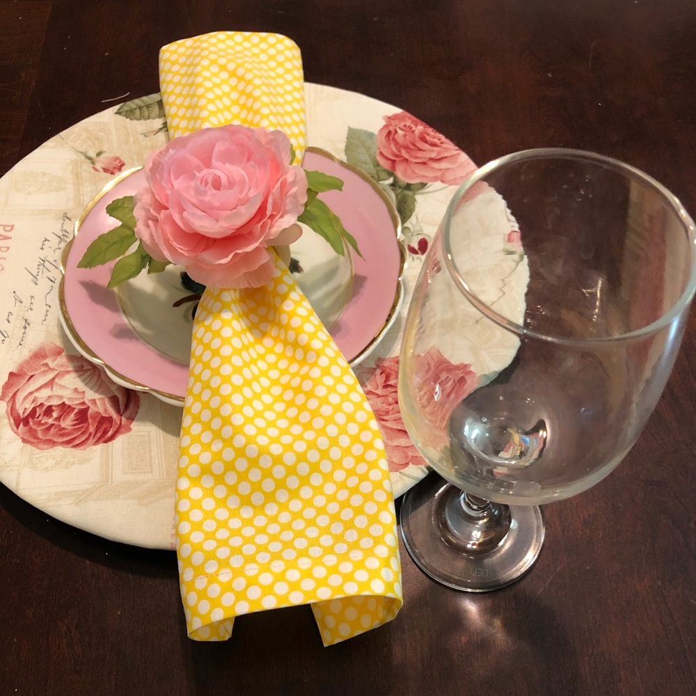 Sousplat Placemats 🌸